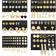 17KM Stud Earrings Set (68 pairs) - Gold