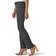 Lee Women's Wrinkle Free Relaxed Fit Straight Leg Pant - Charcoal Heather