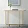 Walker Edison Curved Console Table 11.8x44"