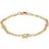 Barzel Marina Elephant Anklet - Gold