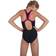 Speedo Girl's Boomstar Placement Flyback Swimsuit - Black/Pink (812385-G006)