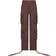 Viatabuna High Waist Baggy Cargo Jeans Women - Brown