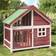 vidaXL Dog Kennel Mocha 96x60.5x87 Solid Wood Pine