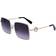 Longchamp LO 162S 753, SQUARE Sunglasses, FEMALE, available