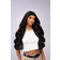 Lullabellz Super Thick Curly Clip In Hair Extensions 20 inch Raven