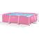 Intex Pink Rectangular Frame Above Ground Pool 2.2x1.5x0.6m