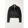 Ganni Satin bomber jacket black