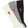 Ami Paris De Coeurs Socks 3-pack - Off White/Grey/Black