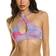 BCBGeneration Tie Dye Convertible Bikini Top In Multi