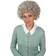 Fun Shack Old Lady Wig Grandma Curly Wig Halloween Costumes For Women