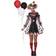 California Costumes Womens Creepy Clown Costume