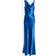 Veronica Beard Sanderson satin maxi dress blue