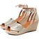 Gentle Souls Women's Sandals ICE Ice Charli Crisscross Strap Leather Wedge Sandal Women