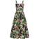 Oscar de la Renta Printed cotton-blend poplin midi dress multicoloured