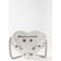 Balenciaga Mini Cagole Heart Leather Chain Wallet Optic White 01