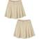 The Children's Place Girl's Uniform Ponte Knit Skirts 2-pack - Sandy