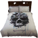 Sacred Heart Gothic Skull Single Duvet Quilt Cover Bedding Set 135x200cm