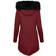 Lugogne Women's Winter Hooded Coat - Wine