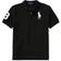 Polo Ralph Lauren Kid's Big Pony Cotton Mesh Polo Shirt - Black/White