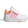 Adidas Infant Hoops - Cloud White/Beam Pink/Screaming Orange