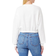 Champion Women's American Classics Crop Boxy Crew Neck Sweatshirt - White