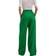 NA-KD Linen Pants with Wide Legs - Green