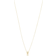 Gynning Jewelry Loved Mini Necklace - Gold/Transparent