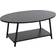 Household Essentials 2-Tier Oval Coffee Table 23.5x39.4"