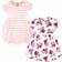 Hudson Baby Toddler Dress 2-Pack - Blush Floral
