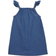 Calvin Klein Little Girl’s Ruffle Strap Denim Dress - Blue