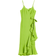 H&M Wrap Dress With Ruffles - Green