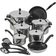 Farberware Classic Cookware Set with lid 15 Parts