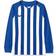 Nike KId's Striped Division III Long Sleeve Shirt - Royal Blue/White/Black