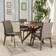 Baxton Studio Kimberly Dining Set 47.2x47.2" 2