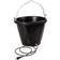 Heated Rubber Flat-Back Bucket 18 Quart