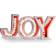 National Tree Company JOY Sign with LED Lights Figurine 18.5"