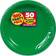 Amscan Disposable Plates Big Party Festive Green 50-Pack