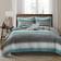 Madison Park Seth Bed Linen Blue (264.2x233.7)