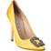 Manolo Blahnik Hangisi 105 Satin - Yellow