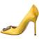 Manolo Blahnik Hangisi 105 Satin - Yellow