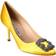 Manolo Blahnik Hangisi 70 Satin - Yellow