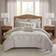 Madison Park Signature Barely There Bedspread White, Natural (243.8x22.9)