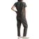 Quince Cotton Linen Twill Short Sleeve Coverall Jumpsuit - Charcoal