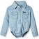 Wrangler Baby Boy's Long Sleeve Denim Bodysuit - Faded Blue
