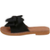 Shein Bow Decor Single Band Slide Vacation - Black