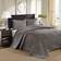 Madison Park Mansfield Bedspread Gray (299.7x259.1)