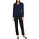Tommy Hilfiger Women's Long Sleeve Collared Button Front Top - Midnight