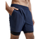 Craft Sportswear ADV Essence 2-in-1 Stretch Shorts M - Navy Blue