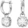 Swarovski Stilla Drop Earrings - Silver/Transparent