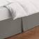 Bed Maker's Tailored Wraparound Valance Sheet Silver (190.5x137.2)